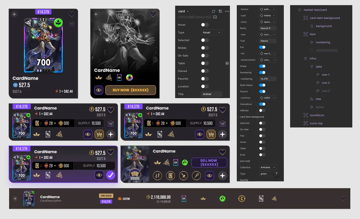 Details UI très complexes